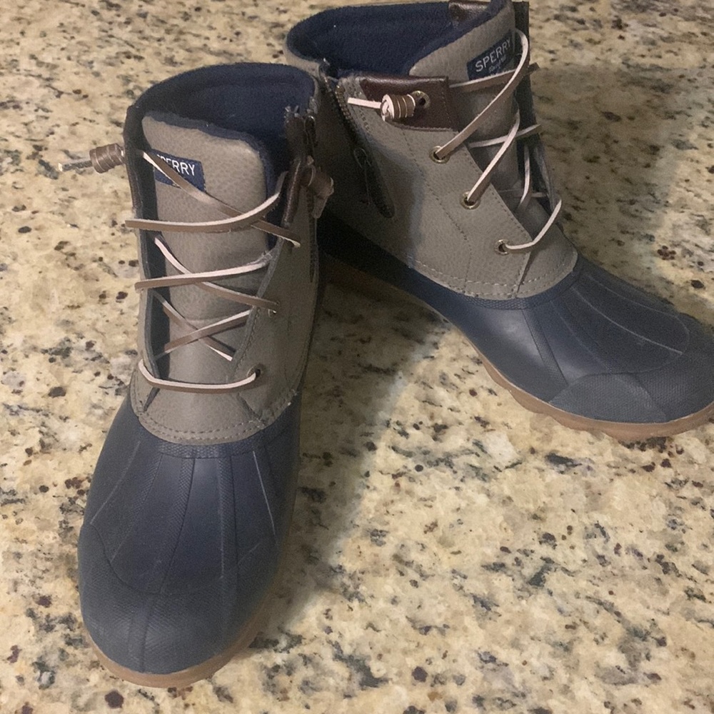 Sperry rain boots; perfect for trekking through the snow as well